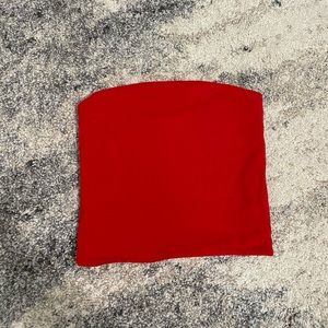 Red brandy melville tub top